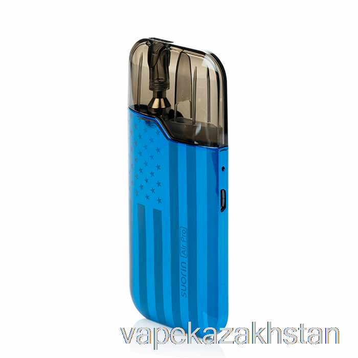 Vape Kazakhstan Suorin AIR PRO 18W Pod System Blue Star-Spangled